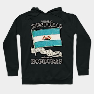 Antique Flag of Honduras Hoodie